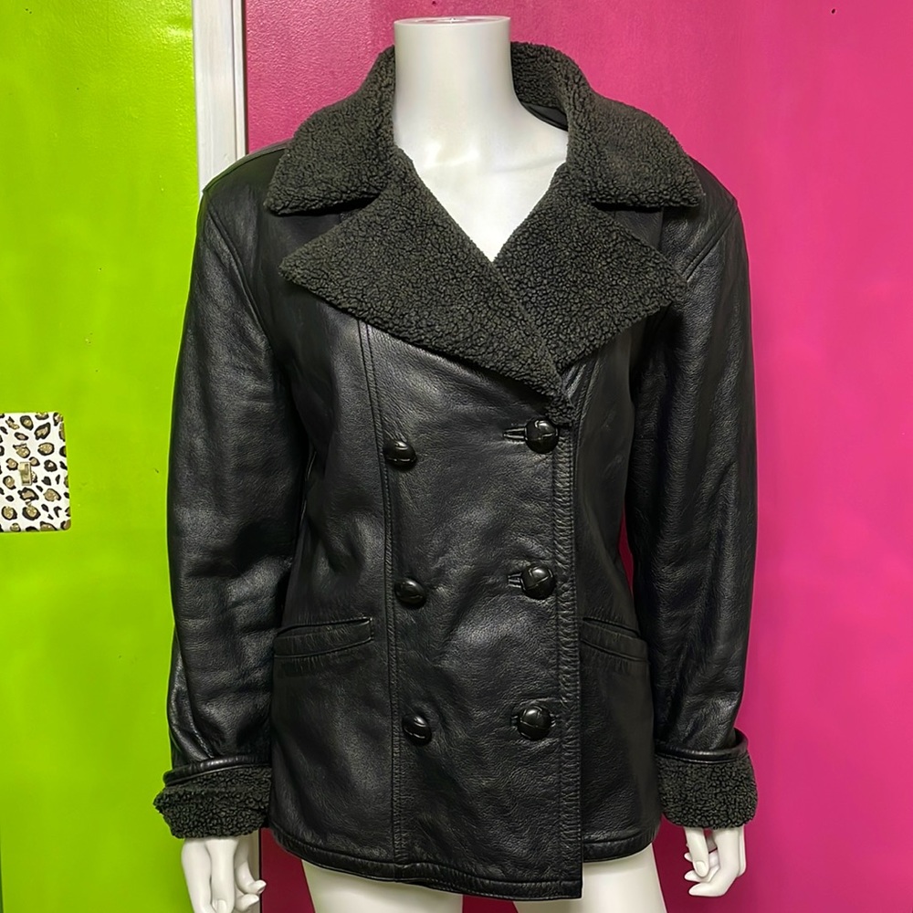 Vintage Middlebrook Park leather coat